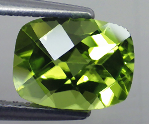 Piedra preciosa de peridoto genuino de alta calidad de lujo de 1,56 ct - 3