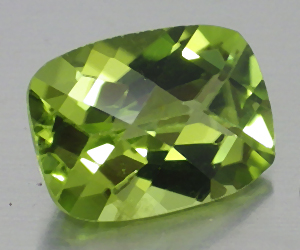Piedra preciosa de peridoto genuino en forma de cojín de lujo de 1,48 quilates - 3