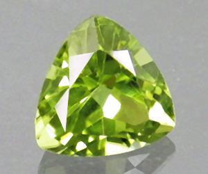 0,98 ct Brillante hermosa piedra preciosa de peridoto genuino trillante - 3