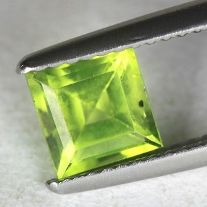 Piedra preciosa de peridoto natural de alta calidad de lujo de 1,25 ct