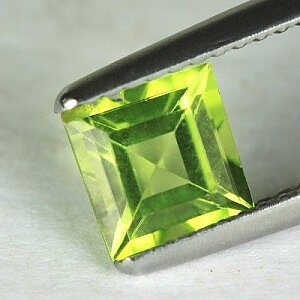 Piedra preciosa de peridoto de alta calidad muy hermosa de 1,27 ct