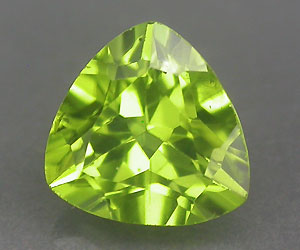 Piedra preciosa de peridoto natural hermosa y lujosa de 1,38 ct