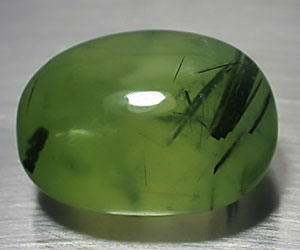 Prehnita de rutilo natural única muy grande de 20,42 ct