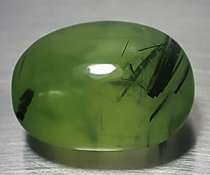 Prehnita de rutilo natural única muy grande de 20,42 ct