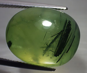 Prehnita de rutilo natural única muy grande de 20,42 ct - 3
