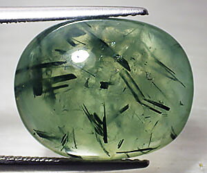 Prehnita de rutilo natural única muy grande de 15,00 ct