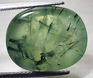 Prehnita de rutilo natural única muy grande de 15,00 ct - 3