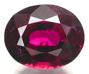 Piedra preciosa de rubelita natural grande de alta calidad de 2,09 ct