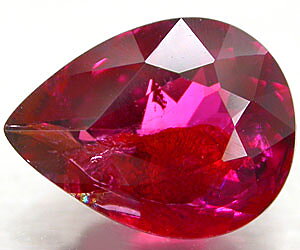 Piedra preciosa de turmalina rubelita genuina muy rara de 1,46 ct