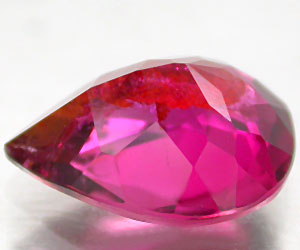 Piedra preciosa de turmalina rubelita genuina muy rara de 1,46 ct - 2