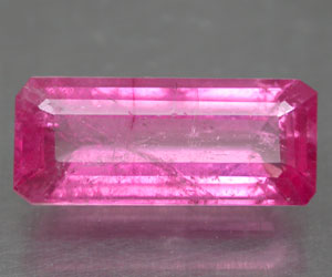 Piedra preciosa de rubelita genuina muy rara grande de 2,71 ct