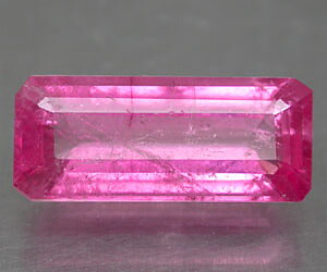 Piedra preciosa de rubelita genuina muy rara grande de 2,71 ct