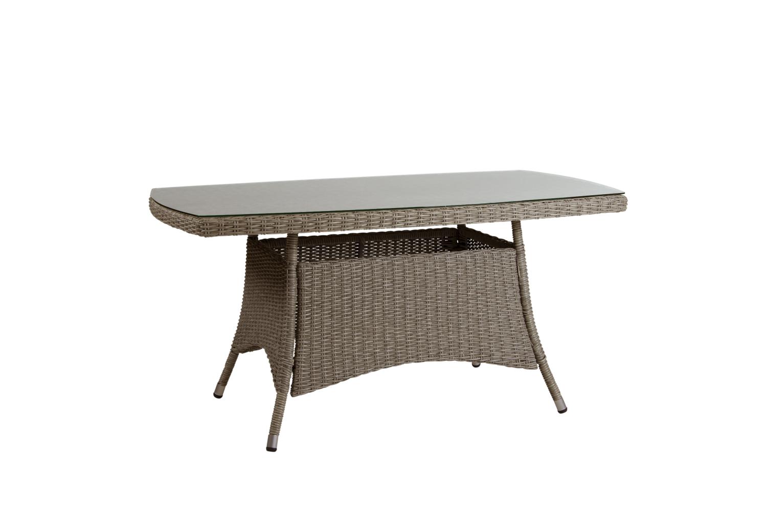 Brafab Ashfield hörnsoffa med sandfärgade dynor och aluminiumstomme