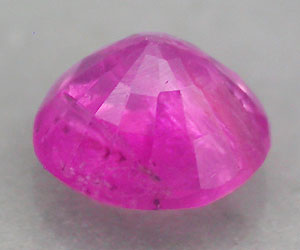 Piedra preciosa de turmalina rubelita genuina redonda muy rara de 5,7 mm - 2