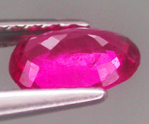 Piedra preciosa de turmalina rubelita natural genuina muy rara de 0,48 ct - 2