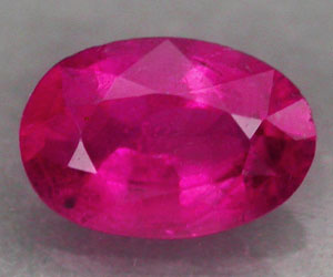 Piedra preciosa de turmalina rubelita natural genuina muy rara de 0,48 ct - 3