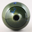 Isak Isaksson (2020) Unique Vase with Green Crystalline Glaze 12 cm