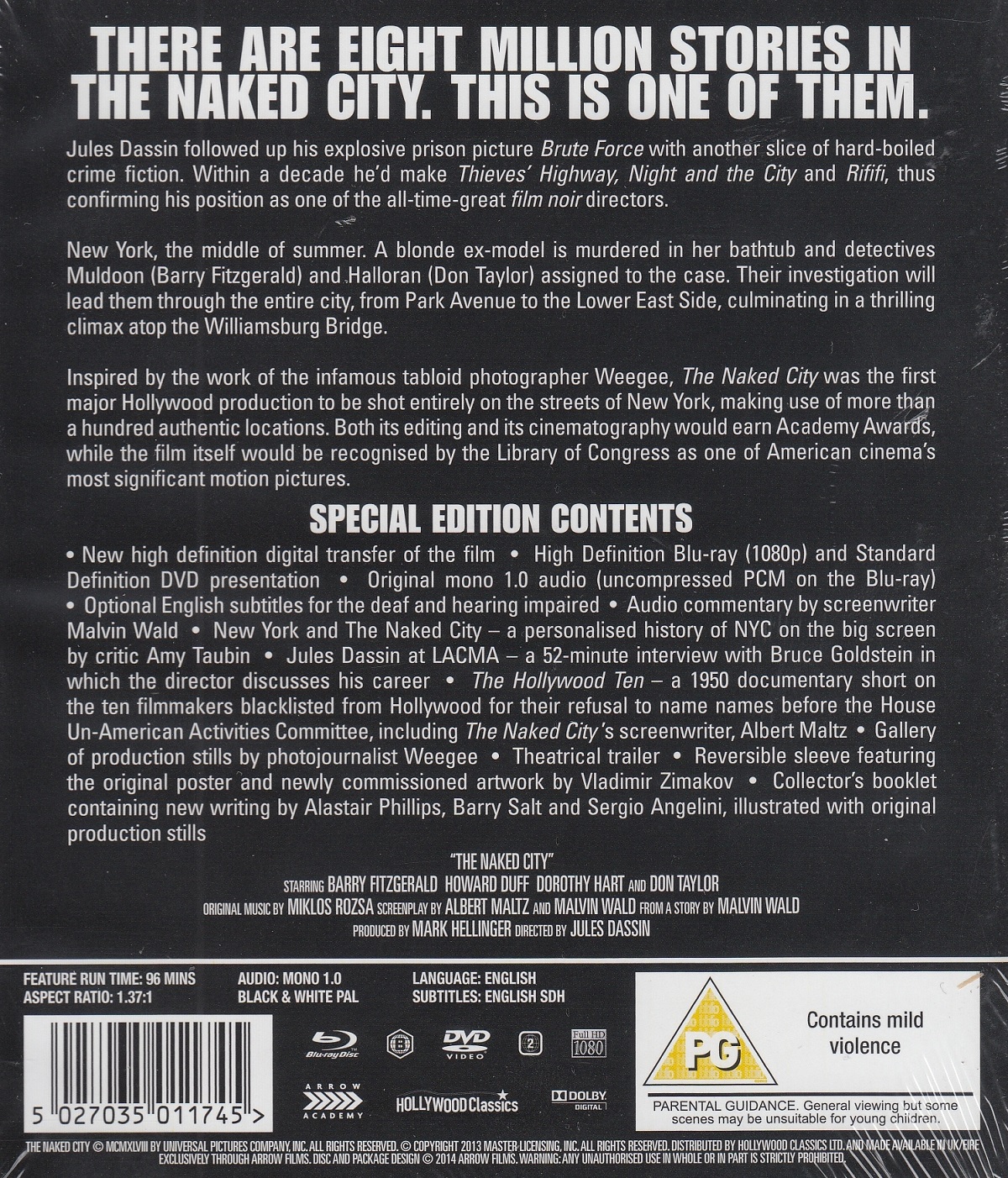 Naked City (ej svensk text) (Blu-ray + DVD) - 2