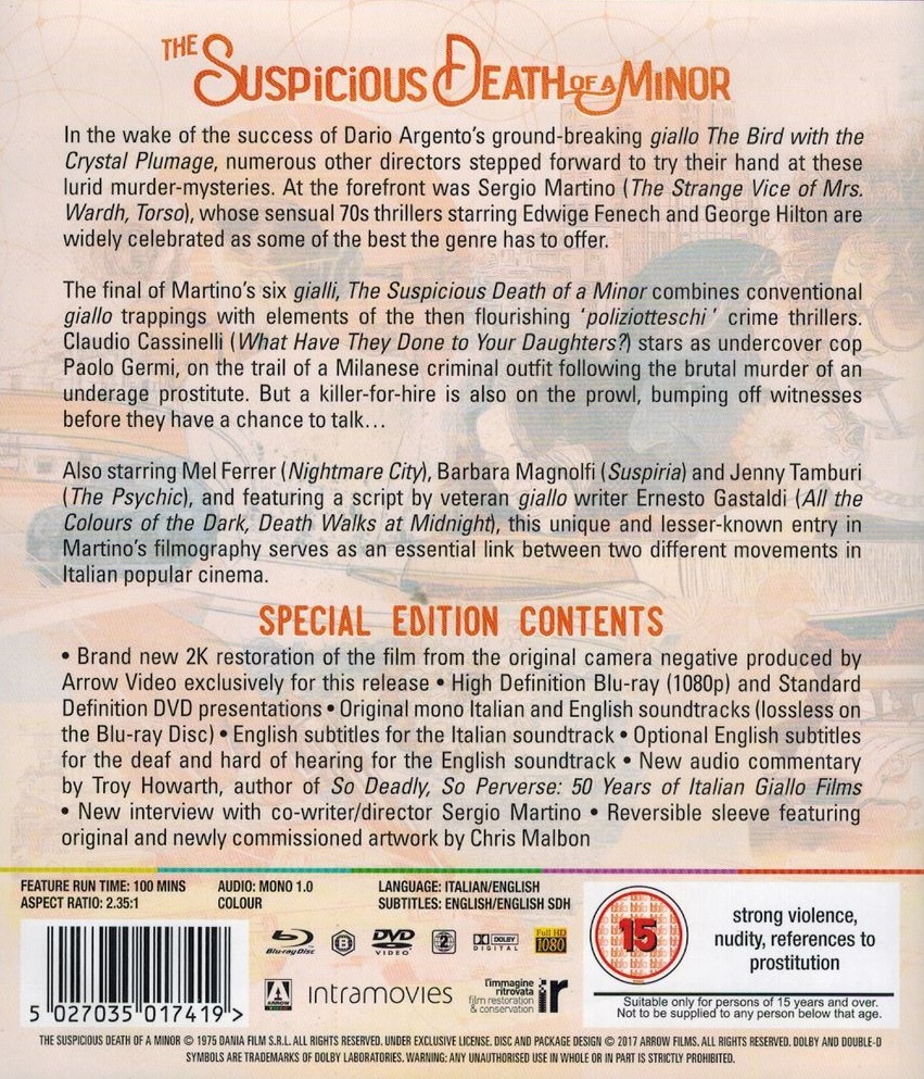 Suspicious Death of A Minor (ej svensk text) (Blu-ray + DVD) - 2