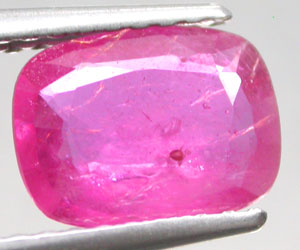 Piedra preciosa de rubí de Birmania natural genuina muy rara de 1,35 ct - 3
