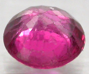 Piedra preciosa de rubí birmano natural genuina redonda súper rara de 3,7 mm - 2