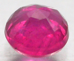 Piedra preciosa de rubí natural genuina redonda muy rara de 3,9 mm - 2