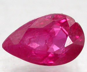 0.38 ct Piedra preciosa de rubí de Birmania mogok genuina extremadamente rara