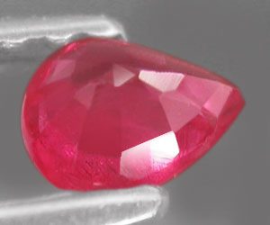 0,25 ct Piedra preciosa de rubí de Birmania mogok natural genuina muy rara - 2
