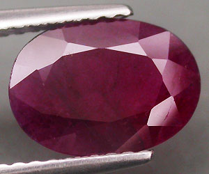 Piedra preciosa de rubí natural genuina grande y hermosa de 2,27 ct - 3