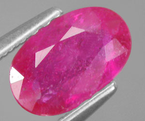 Piedra preciosa de rubí natural genuino certificado de lujo de 1,20 ct - 3