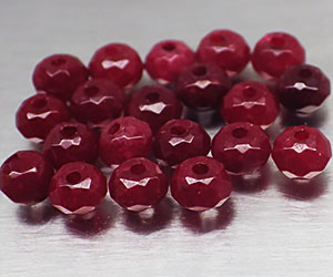 20 pieces of fine genuine natural ruby gemstones - 3