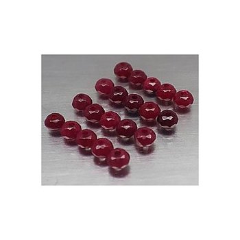 Gran lote de lujo de 20 piezas de piedras preciosas de rubí natural genuino y fino.