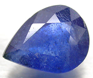 Piedra preciosa de zafiro azul natural genuino muy grande de 3,84 ct