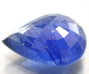 Piedra preciosa de zafiro azul natural genuino muy grande de 3,84 ct - 2