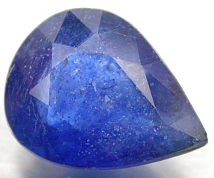 Piedra preciosa de zafiro azul natural genuino muy grande de 3,84 ct - 3