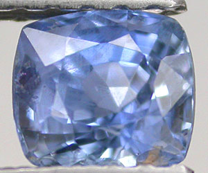0,69 ct Extremadamente raro zafiro azul natural sin tratar