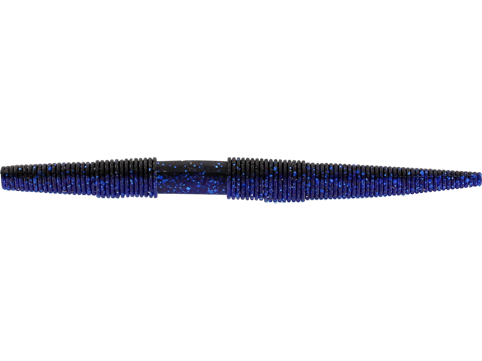 Westin Stick Worm har en unik v-formad kropp som ger vibrationer medan betet sjunker mot botten. Mask för abborre. black blue