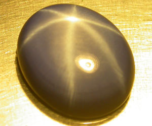Piedra preciosa de zafiro estrella natural de lujo enorme de 14,02 ct - 2