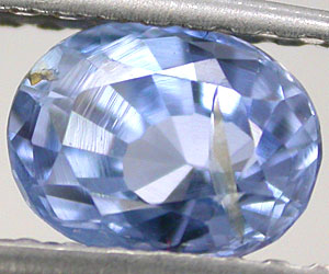 0,90 ct Muy raro zafiro azul natural sin tratar - 3