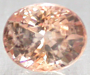0,43 ct Extremadamente raro zafiro padparadscha genuino sin tratar