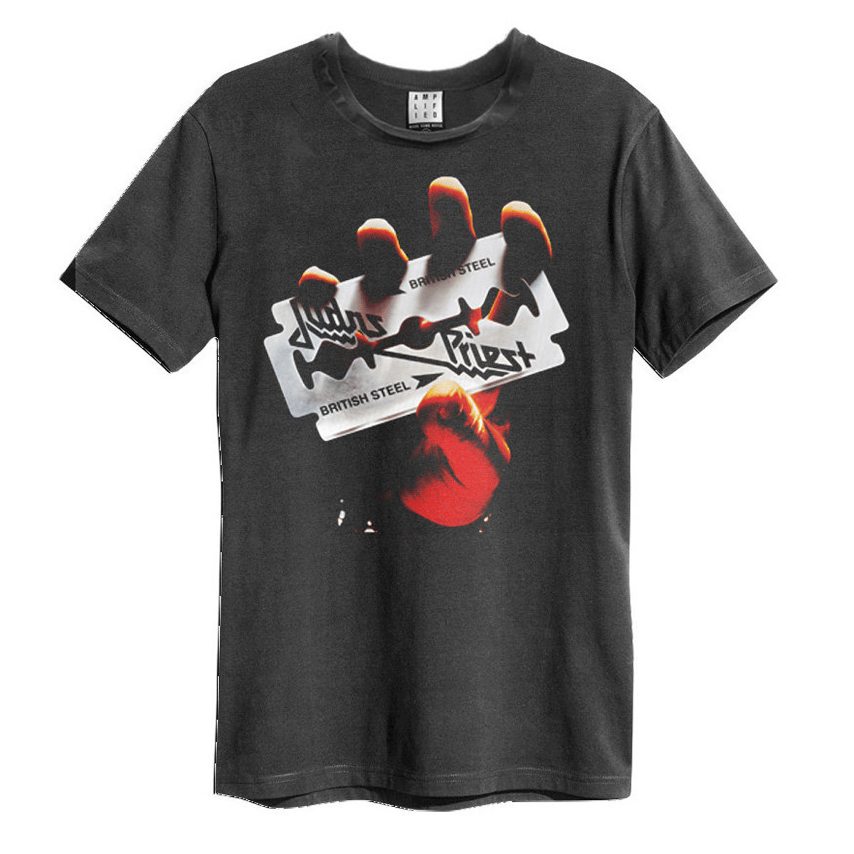 Judas Priest British Steel Amplified Vintage T Shirt Rockzone