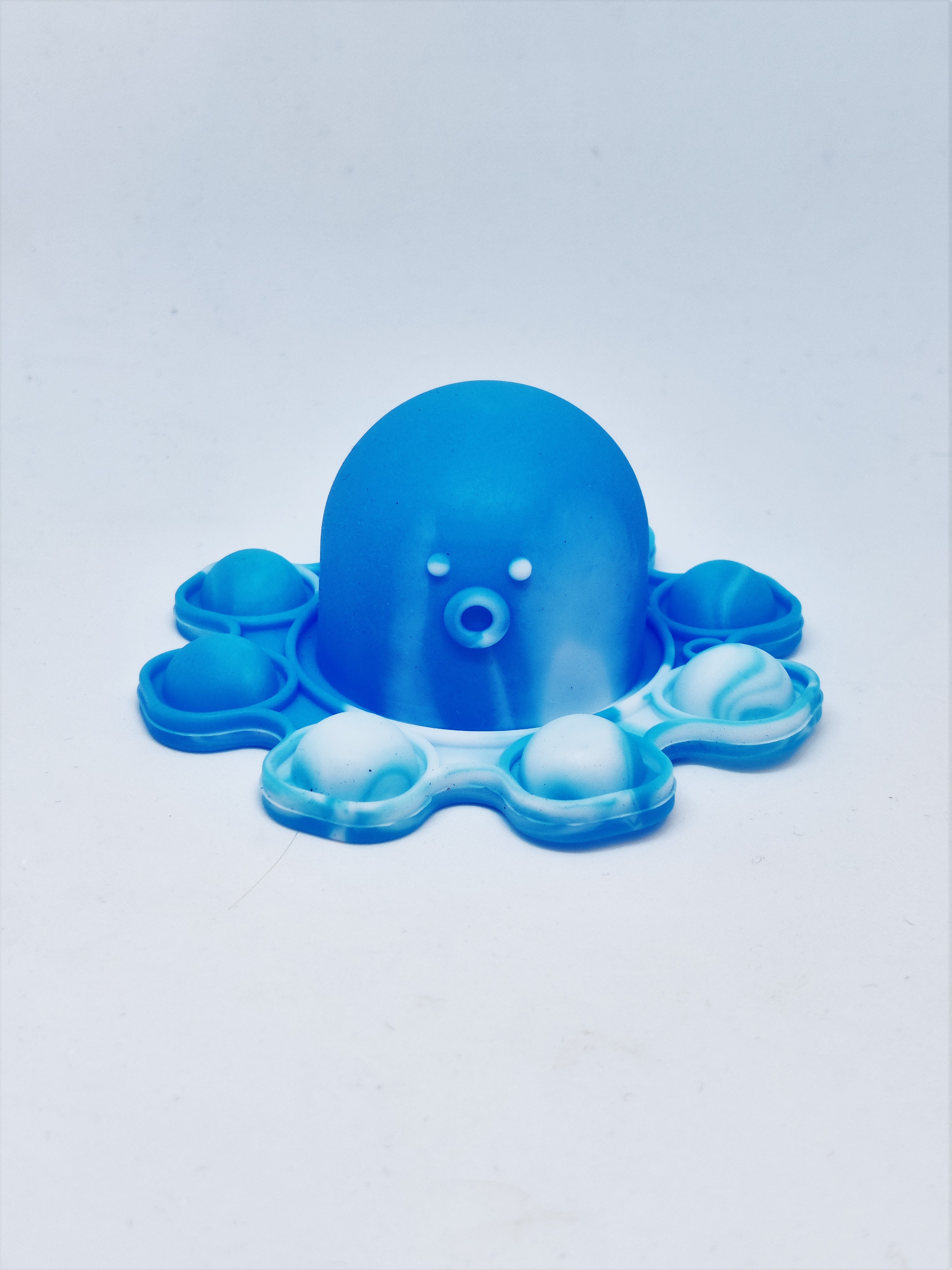 Fidget Pop toy, reversible octopus, mustekala 9 cm