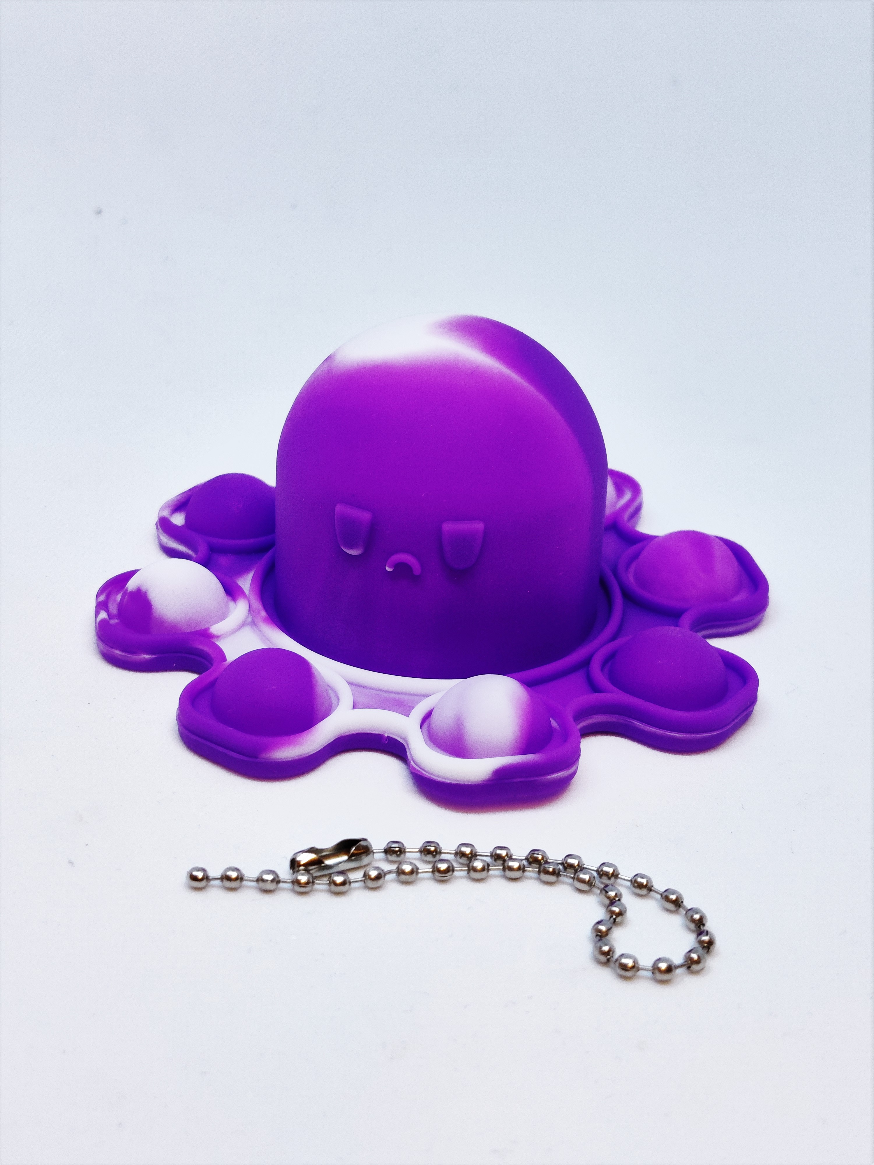 Fidget Pop toy, reversible octopus, mustekala 9 cm - 2