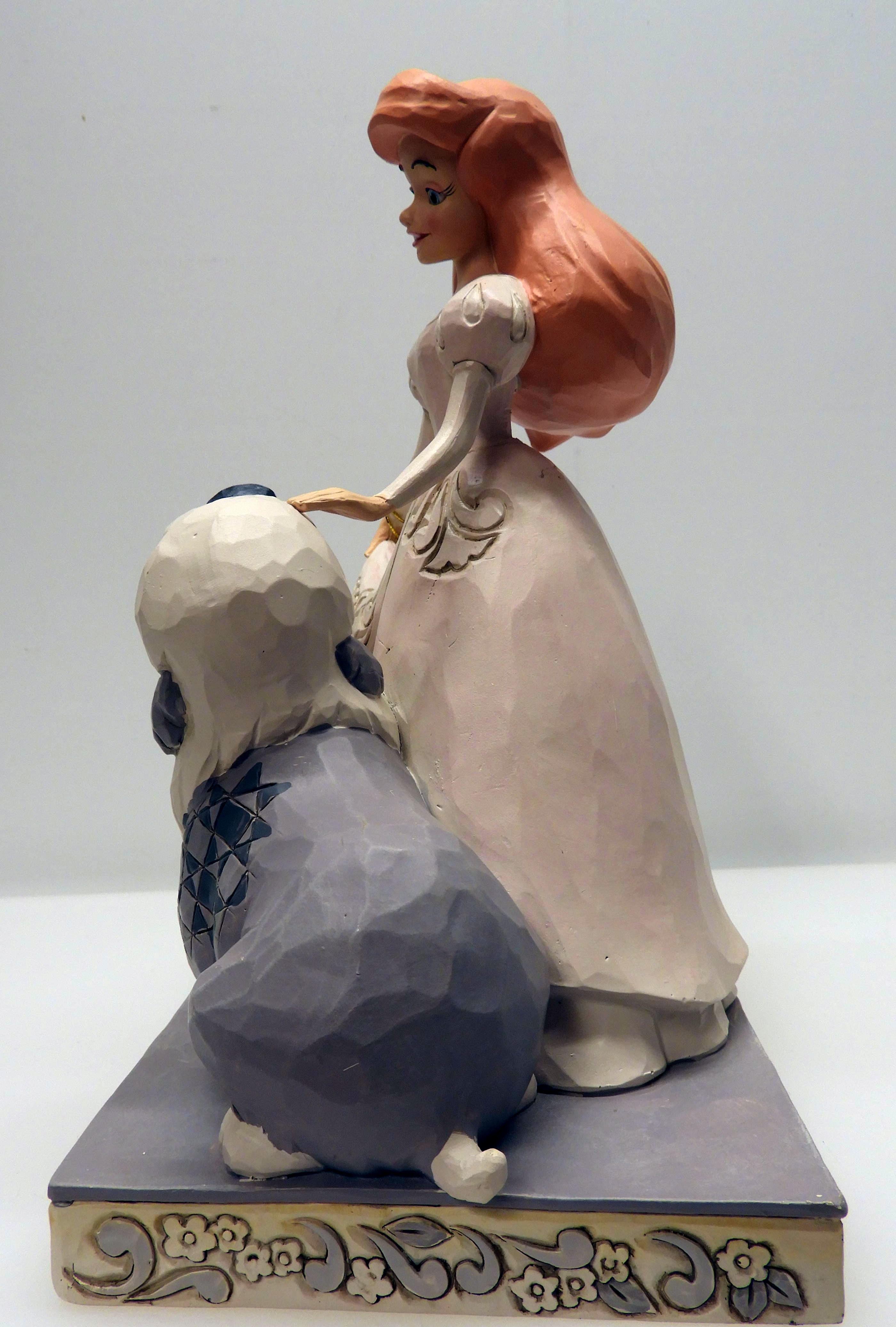 Disney traditioner Spirited Siren -White Woodland Ariel Figurine  - 4