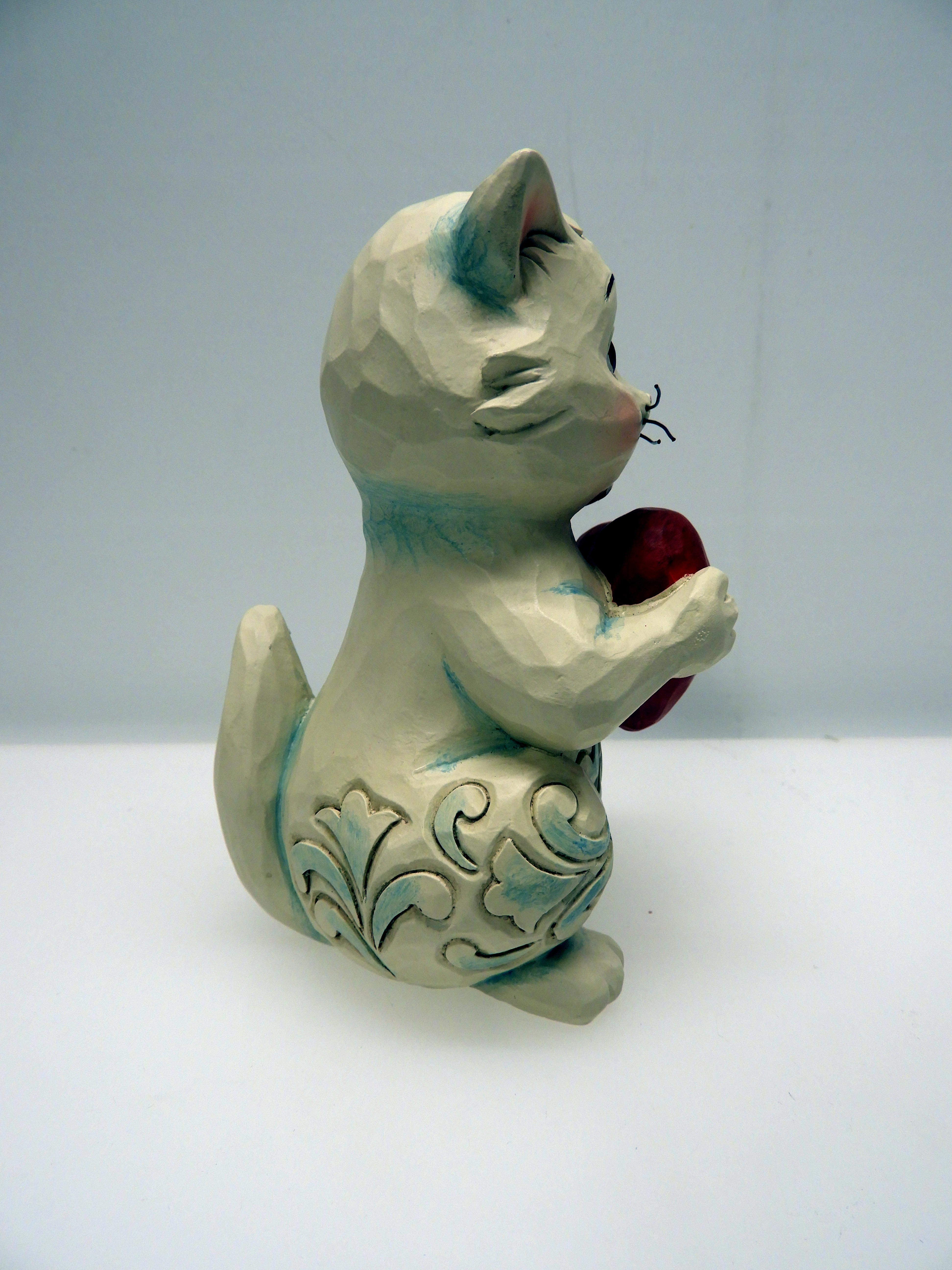 Jim Shore Jim Shore Heartwood Creek "Purr-fectly Loved" 6006225 Pint Sized Cat Figurine - 6
