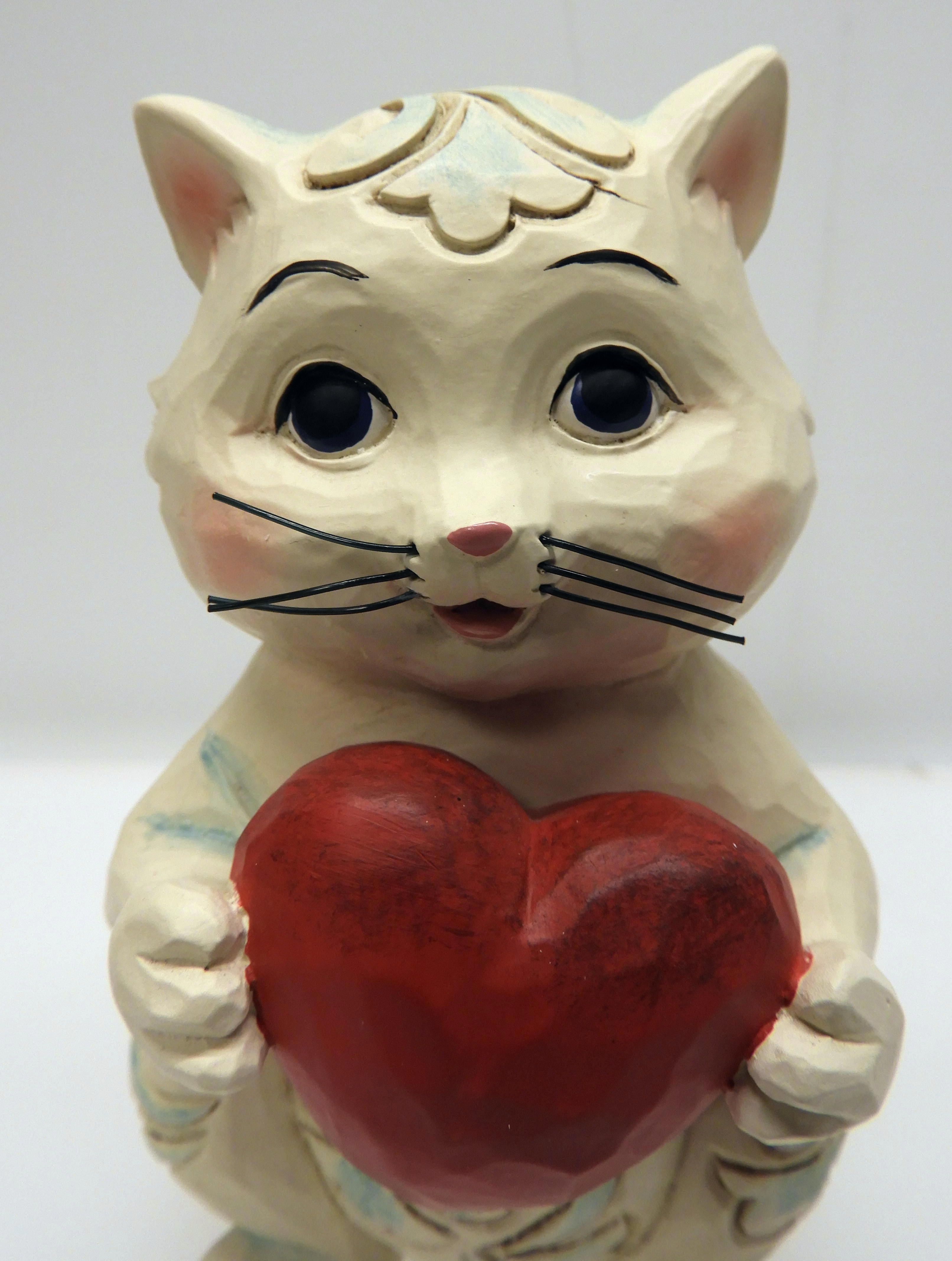 Jim Shore Jim Shore Heartwood Creek "Purr-fectly Loved" 6006225 Pint Sized Cat Figurine - 5