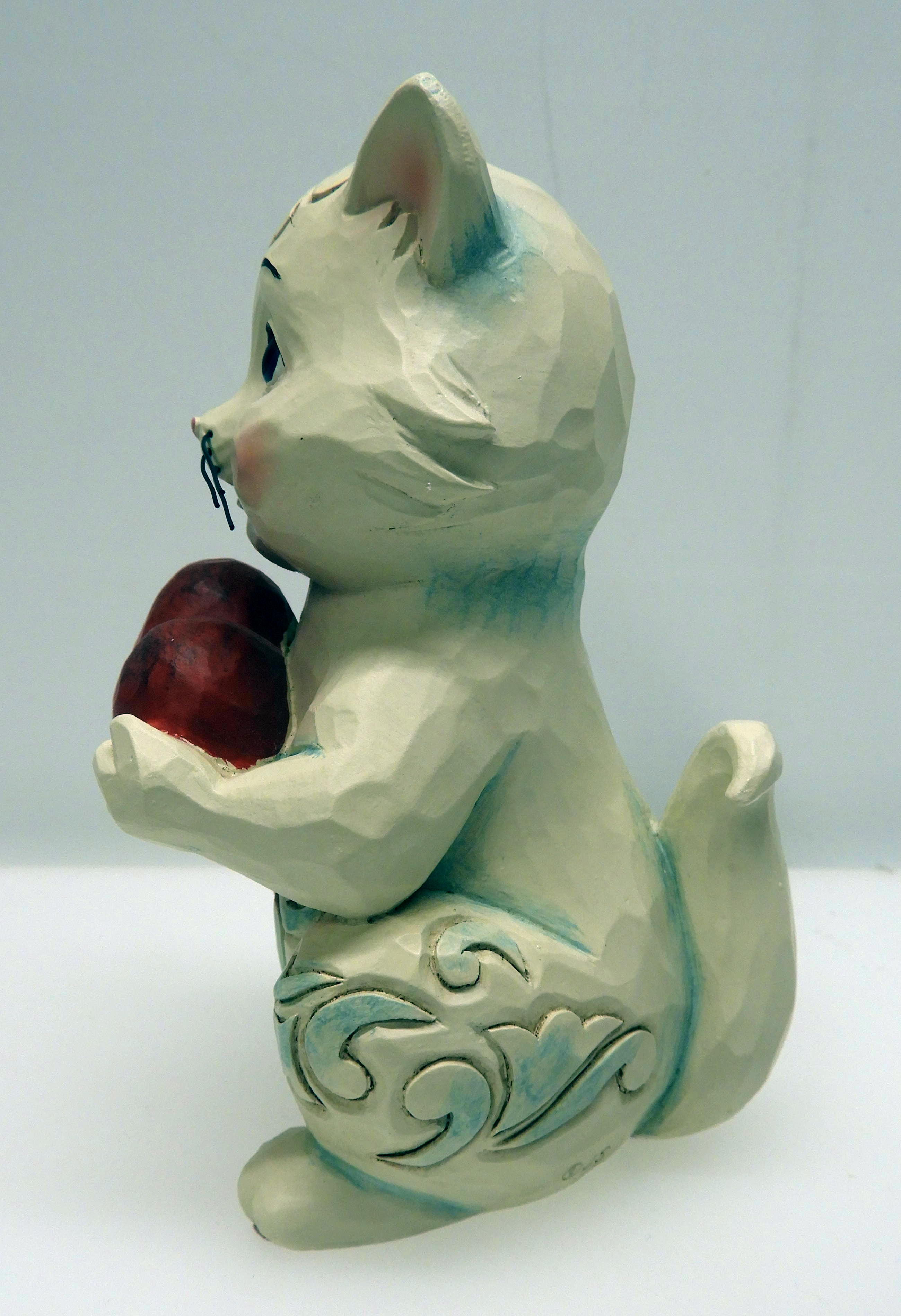 Jim Shore Jim Shore Heartwood Creek "Purr-fectly Loved" 6006225 Pint Sized Cat Figurine - 3