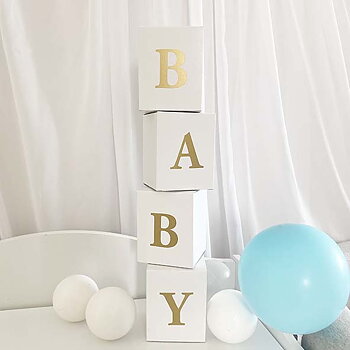 "BABY"-BOXAR | Baby shower | Låda