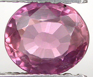 Piedra preciosa de zafiro rosa genuino sin tratar natural super rara de 0,88 ct