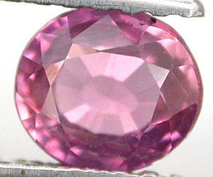 Piedra preciosa de zafiro rosa genuino sin tratar natural super rara de 0,88 ct - 3